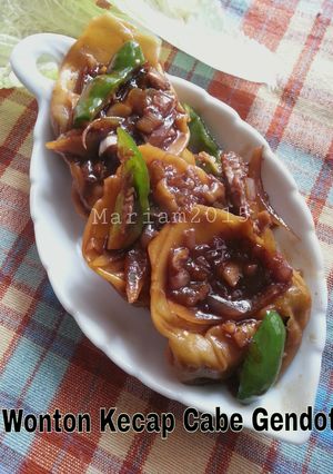 Foto resep Wonton Kecap Cabe Gendot