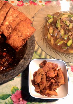 Foto resep pete terasi popo