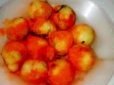 Bola-bola cireng bumbu balado