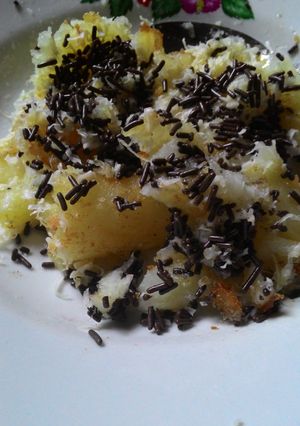 Foto resep Singkong Yummi with chocolate cheese