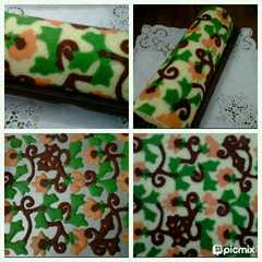 A picture of bolu gulung batik.