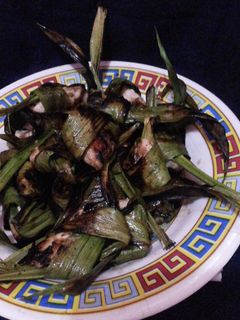 Foto resep ayam panggang pandan