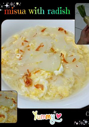 Foto resep Misua with Radish / Lobak