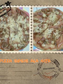 Foto resep pizza sosis