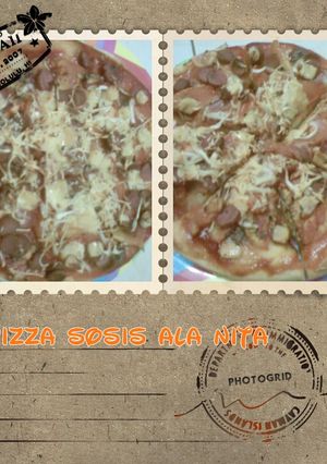 Foto resep pizza sosis