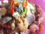 tumis sawi putih udang