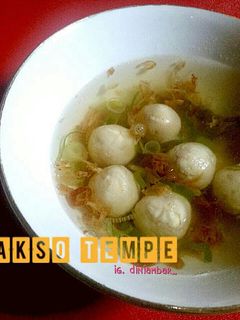 Foto resep bakso tempe