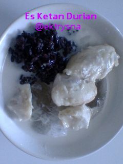 Foto resep es ketan durian