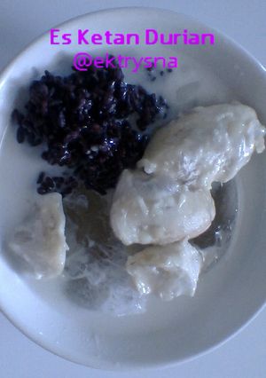 Foto resep es ketan durian