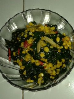 Foto resep Tumis Daun Katuk dan Jagung Manis