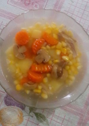 Foto resep Sup Jagung Ayam