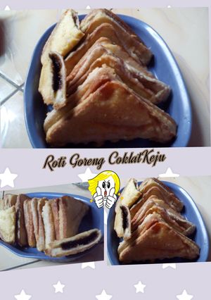 Foto resep Roti goreng coklat keju