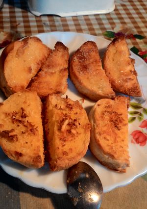 Foto resep bagellan and garlic cheese bread renyah luar lembut dalam