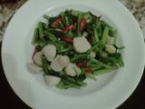 cah bakso sawi hijau ala bunda megga