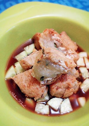 Foto resep tahu aci kuah cuko