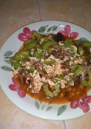 Foto resep Orak Arik Telur Campur Pare dan Tempe