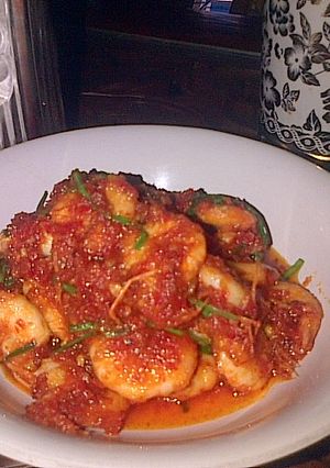 Foto resep sambel udang + kucai hot endes yummy 