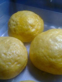 Foto resep Bakpao Labu Kuning Isi Coklat
