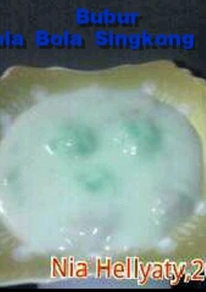 Foto resep Bubur Bola Bola Singkong