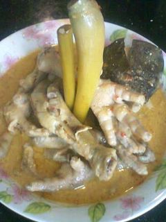 Foto resep Ceker Masak Santan