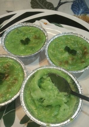 Foto resep klapertart pandan tape ijo