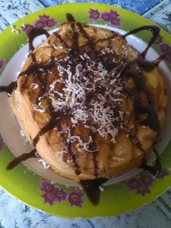 Foto resep Roti Bakar Coklat Keju