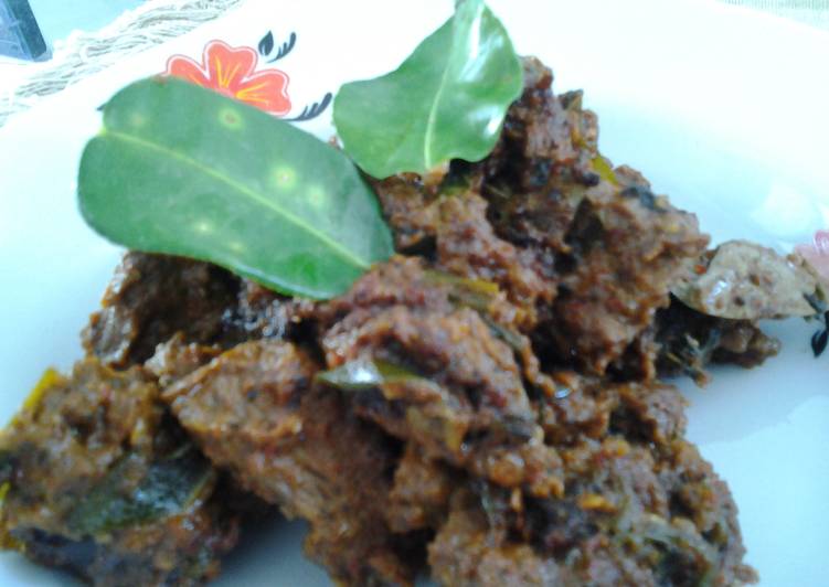 Resep daging masak santan kering yang Enak Banget