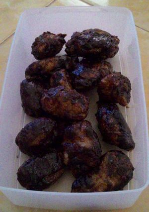 Foto resep Gemblong Ketan Lapis Gula Merah