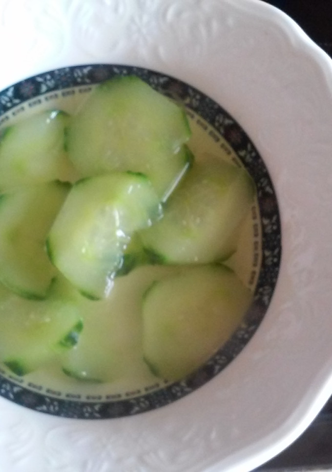 Foto resep Sayur bening timun