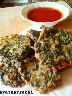 Foto resep Bakwan Daun Singkong dengan Cabe Kuah