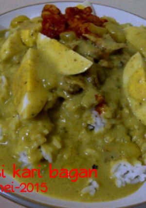 Foto resep Nasi Kari Bagan