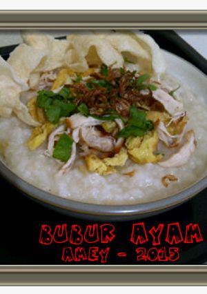 Foto resep Bubur ayam praktis dgn slow cooker