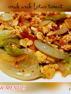Foto resep Orak arik Lotus Tomat