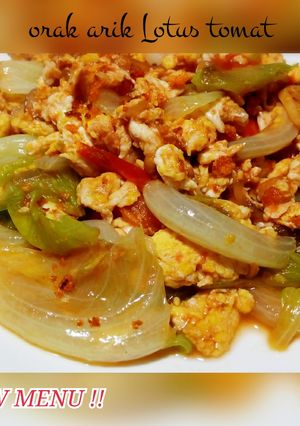 Foto resep Orak arik Lotus Tomat