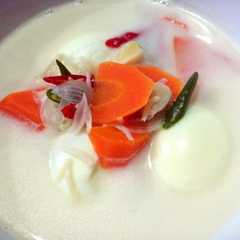 Telur Teri Masak Putih রেসিপির প্রধান ছবি
