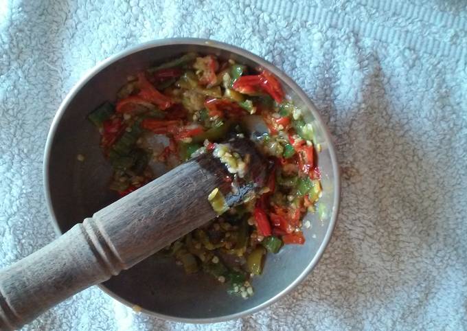 Sambal bawang (sambal krosak)