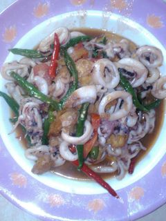 Foto resep cumi tahu saus tiram cabe ijo mantabb