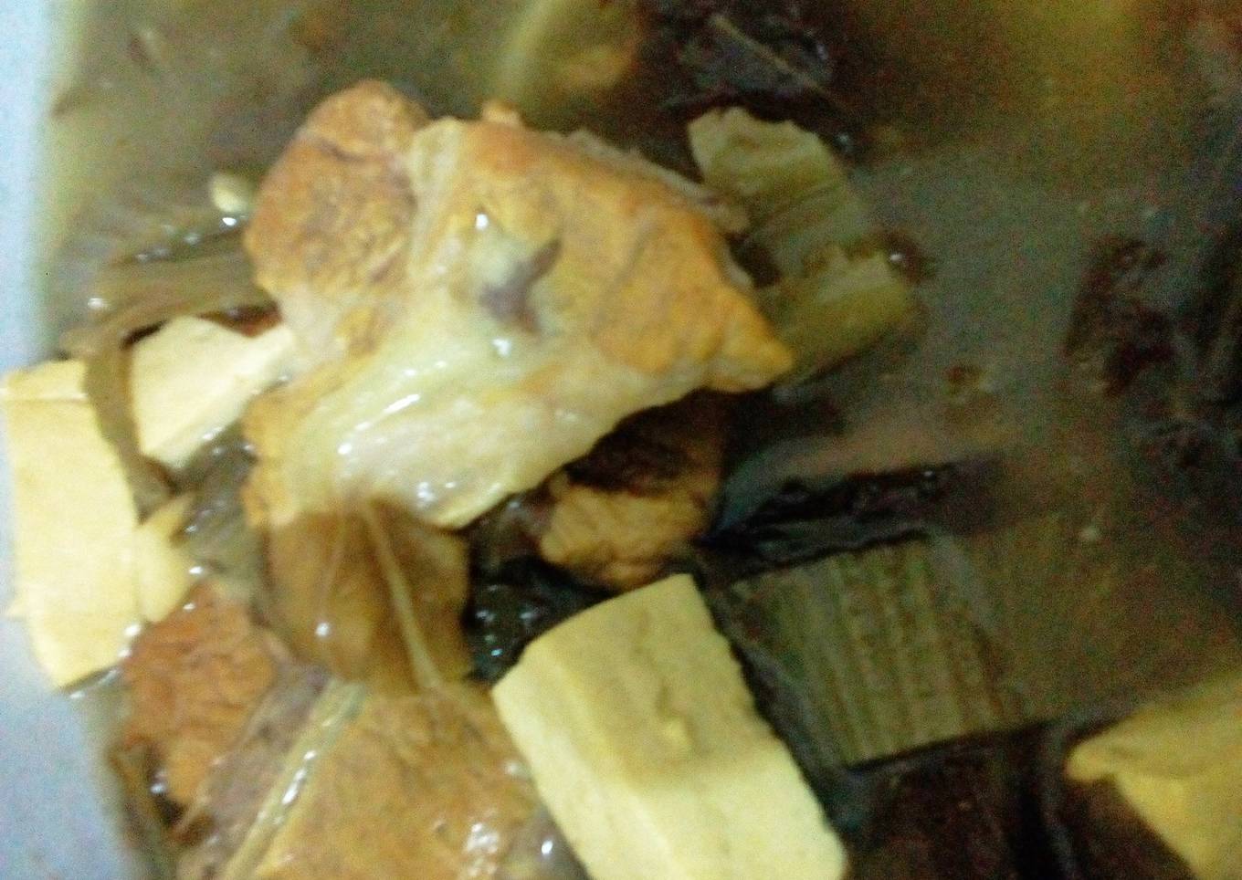 Baikut Sayur Asin dan Tahu