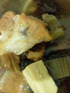 Foto resep Baikut Sayur Asin dan Tahu