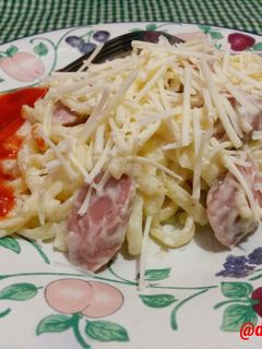 Foto resep PASTA FETUCINI SOSIS