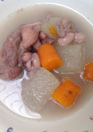 Foto resep Sup Bakut Kacang Merah + WORTEL + Labu TUNGKUR