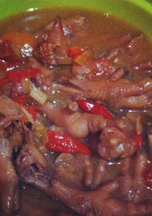 Foto resep Ceker Asam Pedas