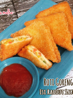 Foto resep Roti Goreng Isi Ragout Sayur