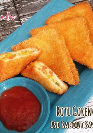 Foto resep Roti Goreng Isi Ragout Sayur