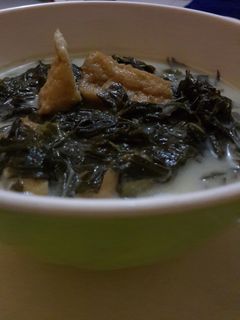 Foto resep Sayur daun singkong kuah santan