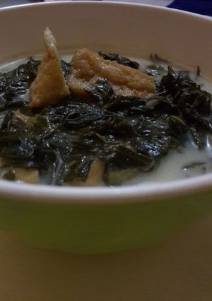 Foto resep Sayur daun singkong kuah santan