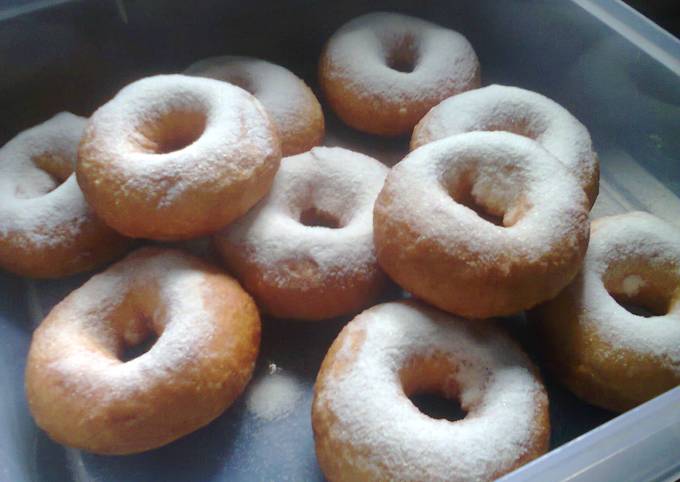 Resep Donat Empuk Tanpa Kentang Oleh Heny Rosita Cookpad