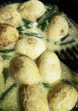 Foto resep Gulai telur bumbu ungkep ayam