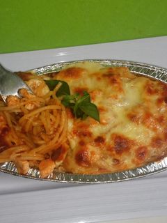 Foto resep spaghetti panggang mudah