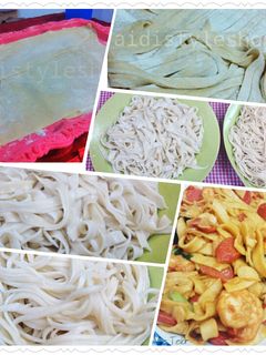 Foto resep Mie Telur Homemade (Spaghetti - Fetuccini KW)